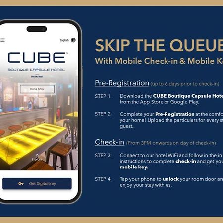 Cube Boutique Capsule Hotel At Chinatown Singapur Exterior foto